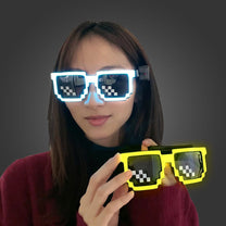 PGS Thug Life Party Sunglasses Bit Pixelated Multicolor