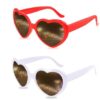 PGS sunglasses heart diffraction glasses effect